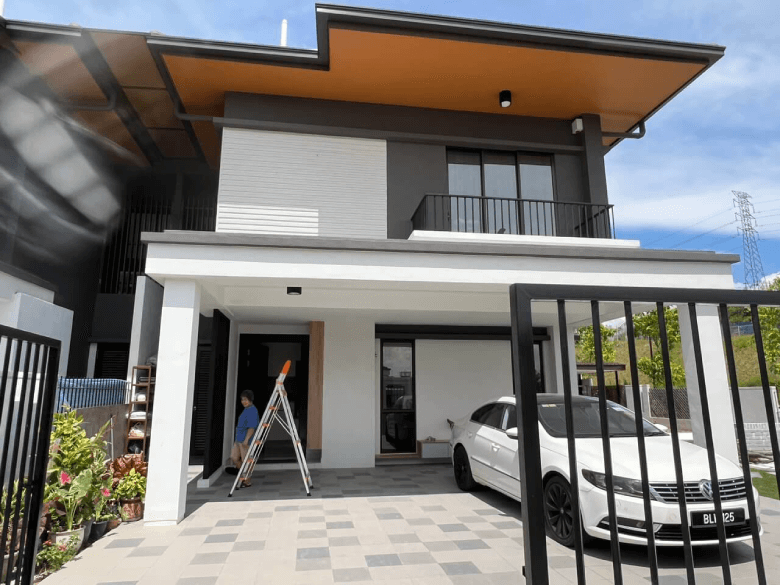RUMAH-3 - TINTED WINDOW GLASS FILM PUCHONG SPECIALIST THE BEST COMPLETE CHECKLIST FOR TINTED HOUSE PULAU MERANTI